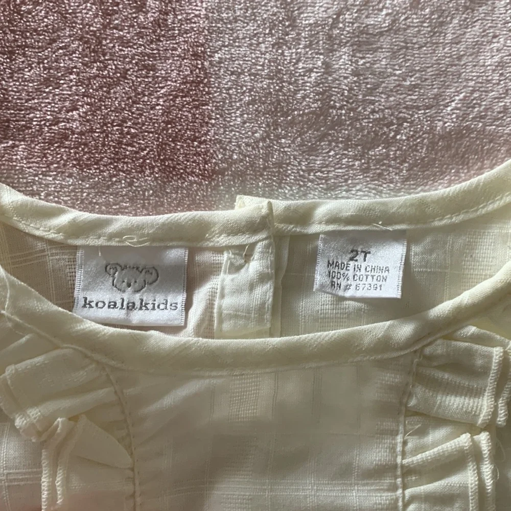 Koala Kids Cream Top - Picture 5 of 6